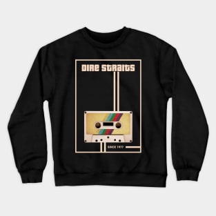 Dire Straits Music Retro Cassette Tape Crewneck Sweatshirt